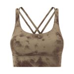 SHINBENE MUST-HAVE TIE DYE Cross Yoga Workout Sport Bra Tops Women Naked Feel Shockproof Push Up Running Gym Fitness Brassiere - Image 8