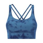 SHINBENE MUST-HAVE TIE DYE Cross Yoga Workout Sport Bra Tops Women Naked Feel Shockproof Push Up Running Gym Fitness Brassiere - Image 6