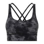 SHINBENE MUST-HAVE TIE DYE Cross Yoga Workout Sport Bra Tops Women Naked Feel Shockproof Push Up Running Gym Fitness Brassiere - Image 4