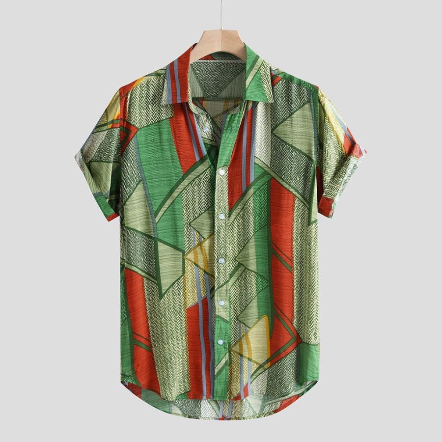 Hawaii Shirts Men Hip Hop Printing Shirts - Image 2
