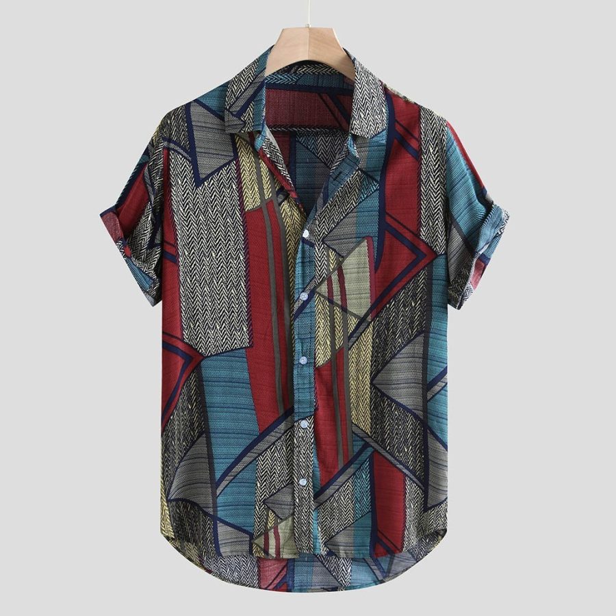 Hawaii Shirts Men Hip Hop Printing Shirts - Image 3