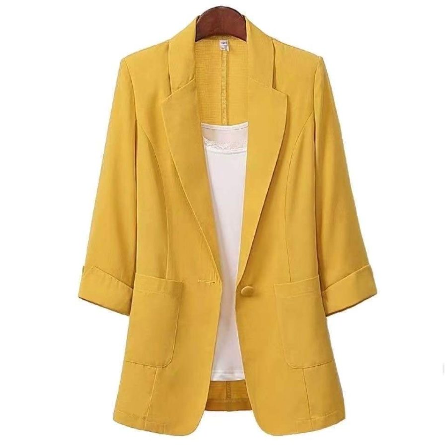 Short Blazer Coat Women'S Leisure  Korean Slim Thin Sunscreen Clothes Women - Image 5