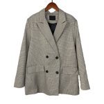 Spring Blazer Women Double Breasted Oversized - Image 4
