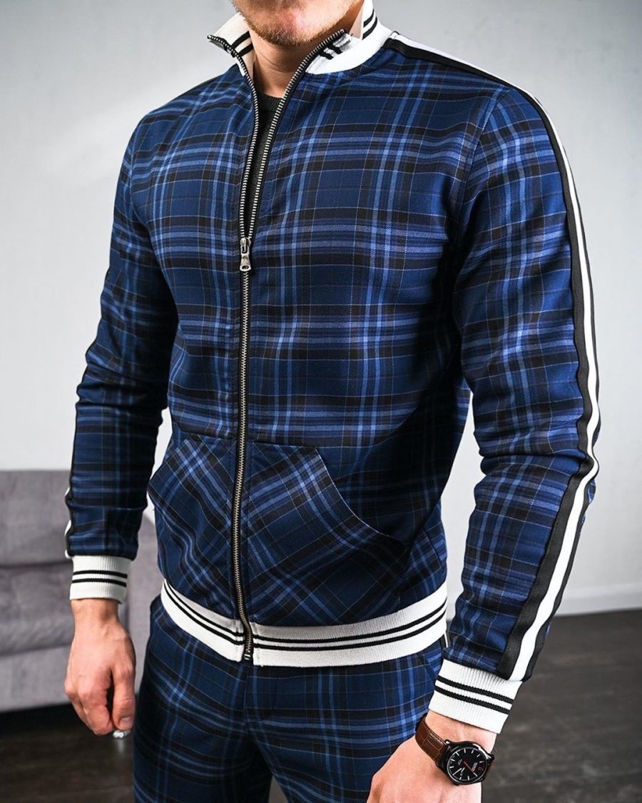 Autumn Men Casual Zipper Jacket Sports Wear Street High collar Jackets quality Sweatshirt Casual Fashion Top - Image 4