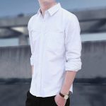 Men's Shirts Slim Fit Casual Long Sleeve Shirts Business Men - Image 3