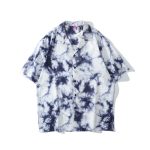 Retro Hawaiian Shirts Men And Women Couples Street Short-sleeved Shirts - Image 3