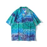 Retro Hawaiian Shirts Men And Women Couples Street Short-sleeved Shirts - Image 9