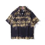 Retro Hawaiian Shirts Men And Women Couples Street Short-sleeved Shirts - Image 7