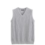 Slim Sleeveless Solid V Neck Tank Top - Image 4