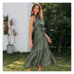 Printed midi dress - Image 4