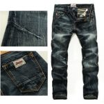 Vintage Men Dark Jeans - Image 3