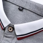 Lapel short sleeve T-shirt men - Image 2