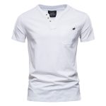 Sports T-shirt Slim Cotton Pocket Men - Image 8