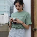Letter printed T-shirt women white - Image 10