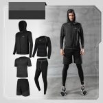 Running quick-drying basketball sports suit five-piece training suit - Image 4