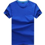 Direct selling CVC T-shirt, pure cotton T-shirt, men's T-shirt, men's suit, short sleeves, big size T-shirt, men's T-shirt. - Image 5