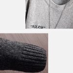 Lined With Fleece And Thickened With Student Trend Knitwear - Image 5