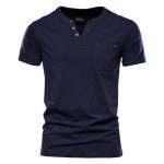 Sports T-shirt Slim Cotton Pocket Men - Image 9