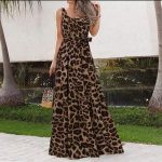 Sleeveless Belt Irregular Cake Maxi Dress - Image 4