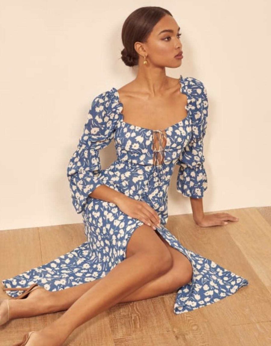 Vintage print maxi dress - Image 3