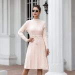 Twisted lace midi sweater dress - Image 2