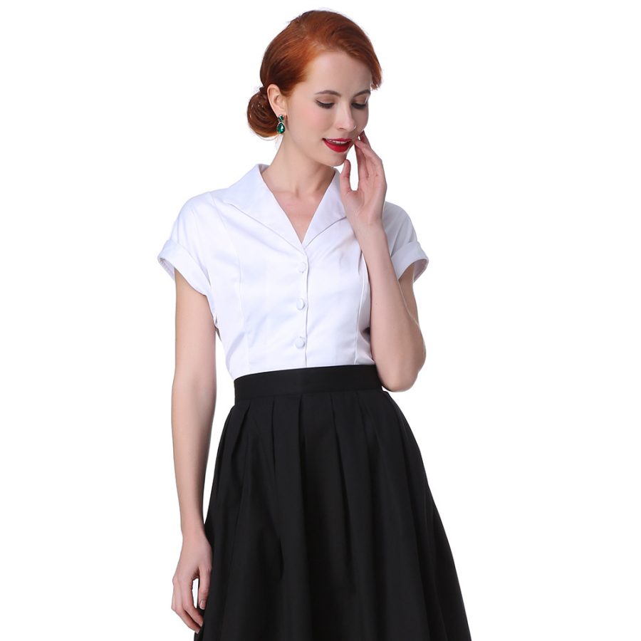 Satin small suit blouse - Image 2