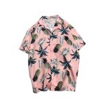 Hawaii Style Full Printing Turn-down Collar Men's Shirt Short Sleeve 2021 Summer Casual Shirts Men - Image 7
