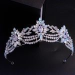 New European And American 3A Zirconia Bridal Wedding Crown - Image 3