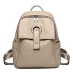 Women's Genuine Leather  Fashion Large Capacity Shoulder Backpack - Image 3