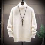 Mink High Collar Sweater Men's Undercoat