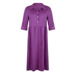 Loose button midi dress - Image 6