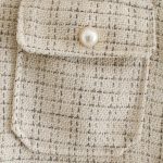 Women Plaid Pattern Thick Coats Jacket Pearl Buttons Long Sleeves Pocket Ladies Elegant Autumn Winter Coat - Image 10