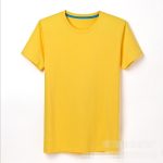 Direct selling CVC T-shirt, pure cotton T-shirt, men's T-shirt, men's suit, short sleeves, big size T-shirt, men's T-shirt. - Image 4