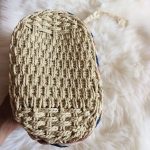 Japanese Style Paper String Woven Bamboo Rattan Handle Handbag - Image 2