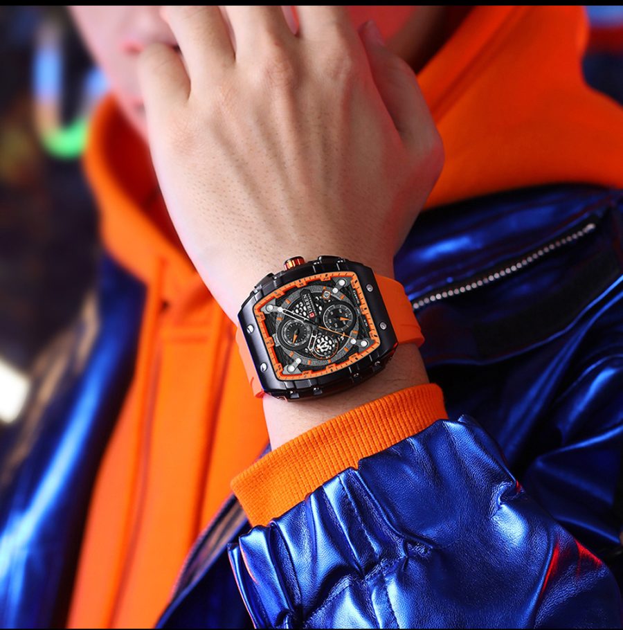 Men's Six-pin Quartz Tape Men's Watch - Image 7