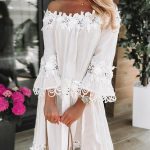 New European And American Tube Top Off Shoulder Lace Dress - Image 6