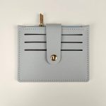 Short Small Card Holder Certificate Holder Women With Zipper - Image 6