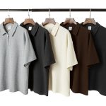 Fashion Men's Zip Up Polo Shirts Short Sleeves - Image 3