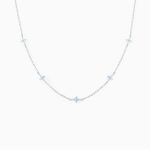 Ins Style Fashion Blue Flower Necklace Vacation Beach Travel Spring Summer Jewelry - Image 6