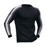 Men's Contrast Slim Bottom Sports Casual Sweater - Image 3