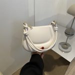 New Street Popular Stylish Simple Solid Color Temperament Commute Underarm Bag - Image 2