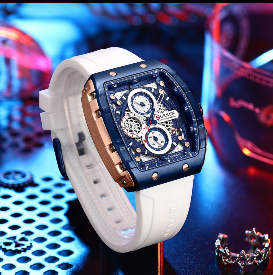Men's Six-pin Quartz Tape Men's Watch - Image 3