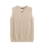 Slim Sleeveless Solid V Neck Tank Top - Image 7