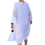 Women's Long Lace Shirt Dress - Image 4