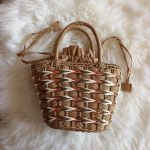 Trendy Japanese Style Paper String Woven Handbag - Image 5