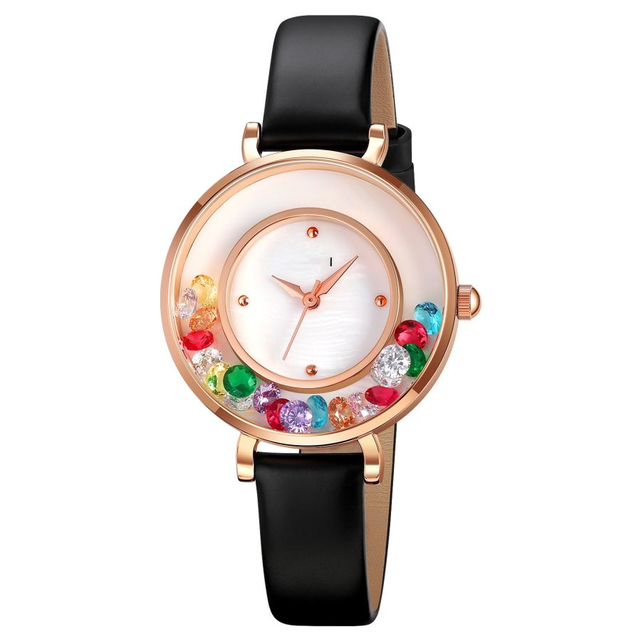 Elegant Gemstone Ball Exquisite Women's Watch - Image 4