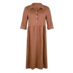 Loose button midi dress - Image 3