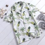 Hawaii Style Full Printing Turn-down Collar Men's Shirt Short Sleeve 2021 Summer Casual Shirts Men - Image 8