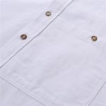 Men Shirts Korean Men Slim Long Sleeve Dress Shirt - Image 5