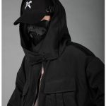 Men And Women With Standing Collars Large Pockets And Hooded Jackets - Image 4